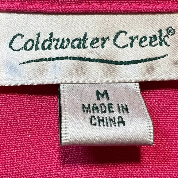 ❤️ Coldwater Creek Fuchsia Jacket-Shirt – Size M Chic & Versatile - Picture 8 of 12